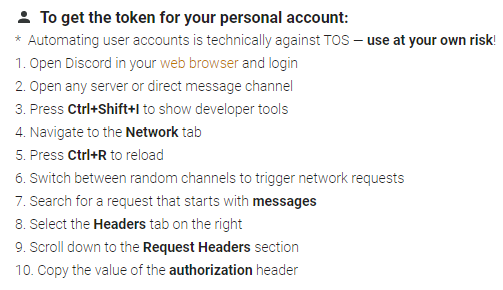 Finding Discord account token