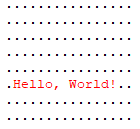 ASCII representation on disk